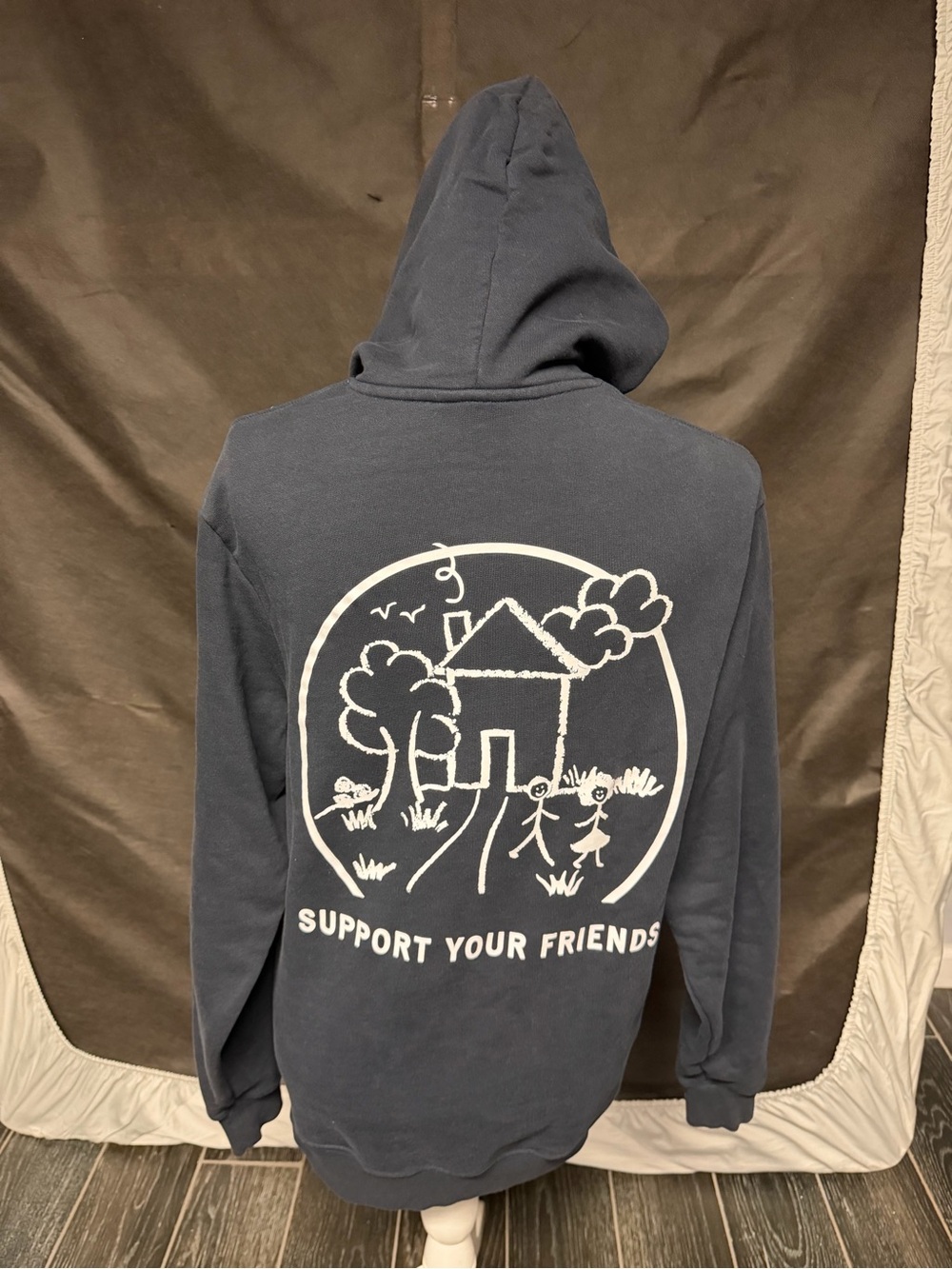 Krost Navy Hoodie - Picture 4 of 5